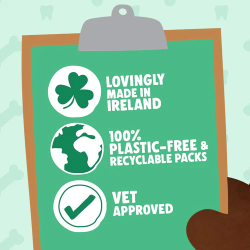 Denzel's Medium Dog Daily Dentals Chews Peanut Butter Peppermint & Parsley 5 Chews