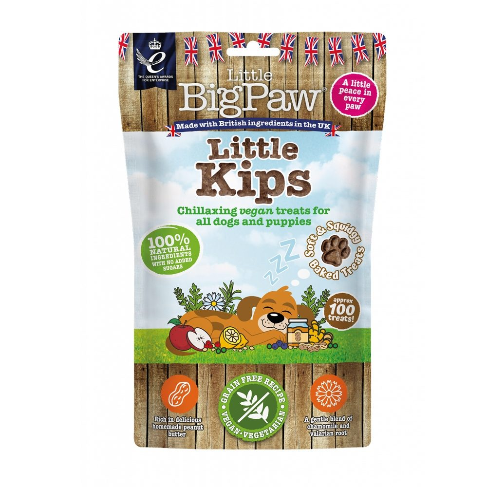 Little Big Paw Little Kips Chillaxing Vegan Treats for Dogs 90g