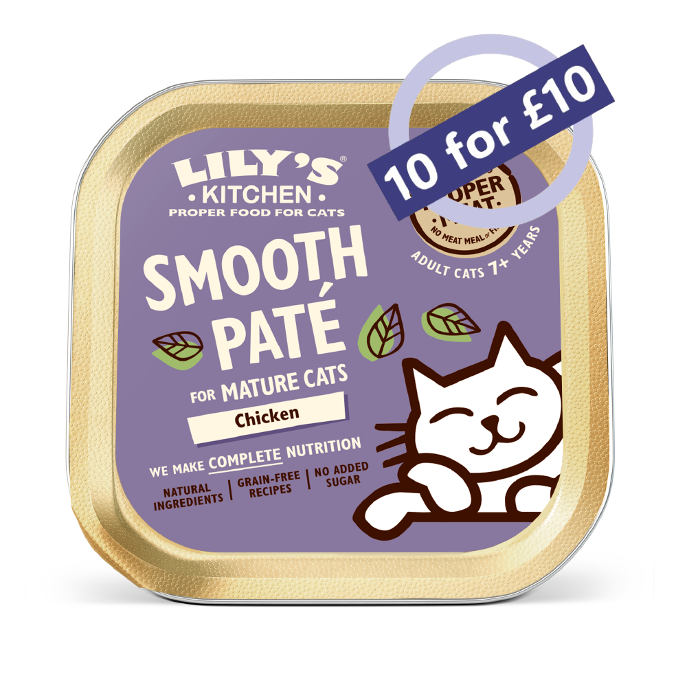 Lily's Kitchen Cat Tray Smooth Chicken Paté for Mature Cats 85g