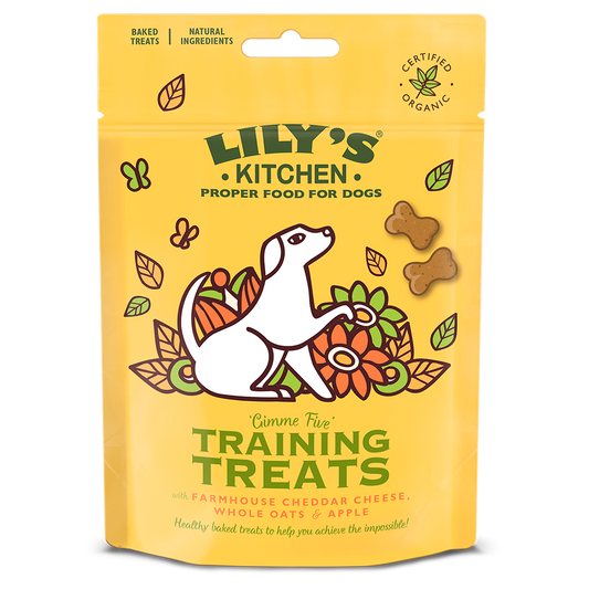 Lily's Kitchen Organic Dog Treats Cheese and Apple Training 80g