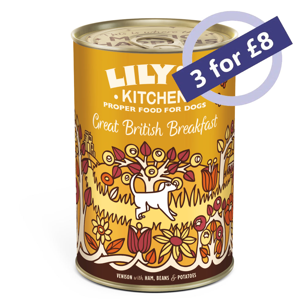 Lily's Kitchen Dog Tin Great British Breakfast 400g