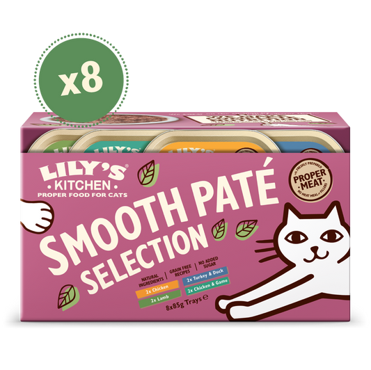 Lily's Kitchen Cat Tray Multipack Smooth Pate Selection 8 x 85g
