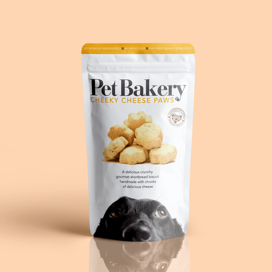 Pet Bakery Dog Treats Cheeky Cheese Paws 190g