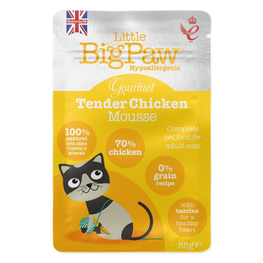Little Big Paw Gourmet Tender Chicken Mousse for Cats 85g