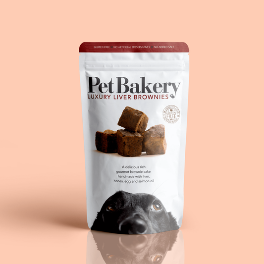 Pet Bakery Dog Treats Luxury Liver Brownies 190g