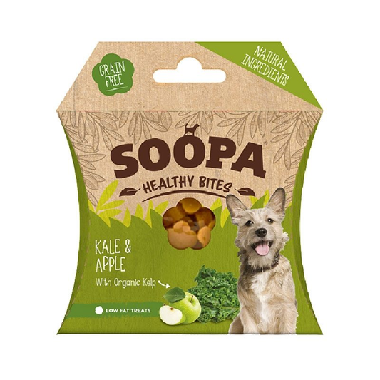 Soopa Dog Treats Kale & Apple Healthy Bites 50g