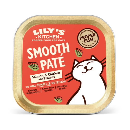 Lily's Kitchen Cat Tray Smooth Salmon and Chicken Paté 85g