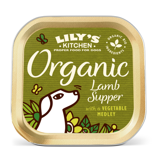Lily's Kitchen Organic Dog Tray Lamb Supper 150g