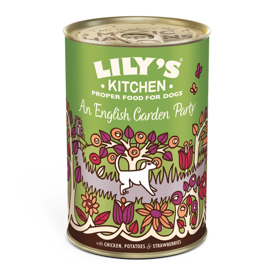 Lily's Kitchen Dog Tin An English Garden Party 400g